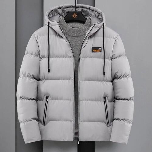 Men 2020 Winter Brand New Casual Warm Thick Hooded Jacket Parkas Coat Men New Autumn Outwear Windproof Hat Parkas Jacket Men