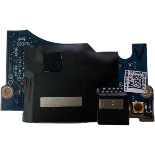 Original Brand NEW For DELL XPS 13 9360 USB SD CARD READER POWER BUTTON BOARD 4F73T 04F73T CAZ00 LS-D841P