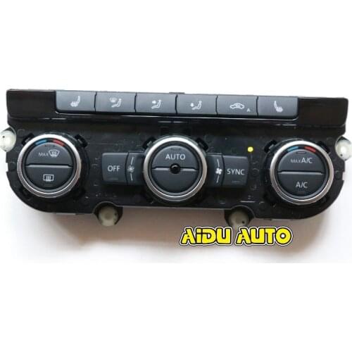 35D 907 044 A Climatronic Air Condition Control Switch Panel AC Seat Heater For VW Passat B7 CC Tiguan Golf 6 35D907044A