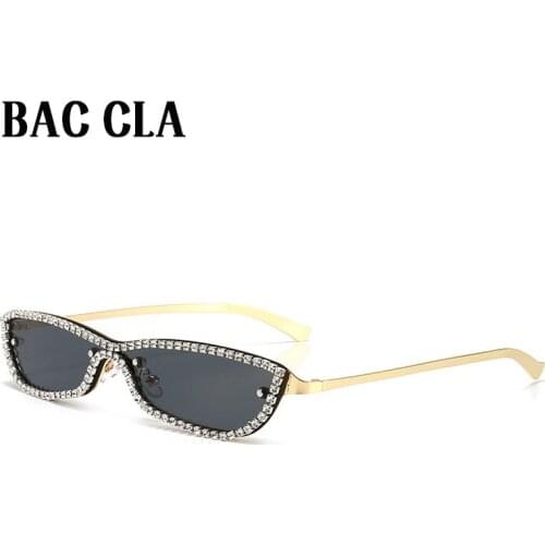 Sexy Cat Eye Sunglasses Ladies Small Frame Retro Rhinestone Sunglasses Women Ladies Candy Color 2020 GlassesTriangle Shade UV400