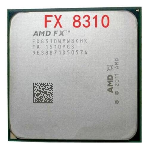 Desktop Processor AMD FX 8310 Eight-Core CPU 3.4G/8M/95W Socket AM3+ CPU FX-8310 Bulk Package (working 100% Free Shipping)