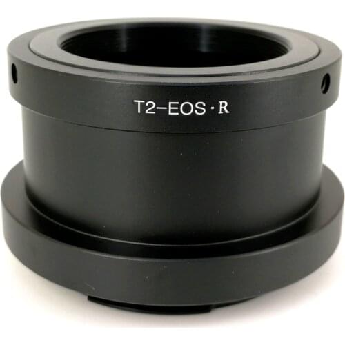 T2-RF Lens Mount Adapter Ring for T2 T Telephoto Mirror Reflex Screw Lens Telescope Microscope & Canon EOS R EOSR RF Body T-RF