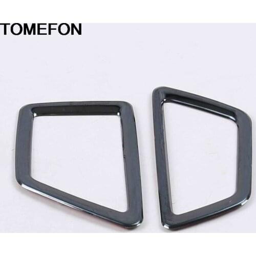 TOMEFON For Peugeot 3008 GT 2017 2018 Front Upper Air Vent Frame Moulding Cover Trim Styling Interior Accessories