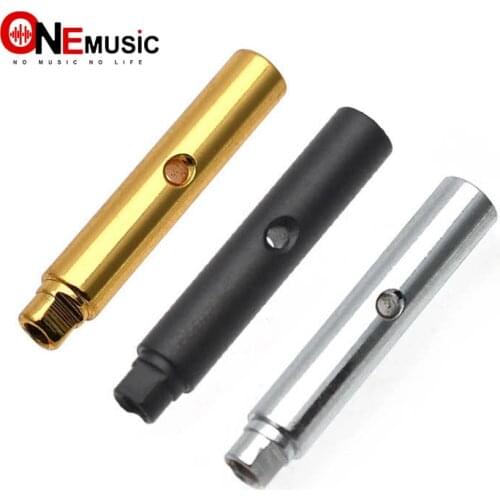12PCS Guitar Tuner Leg Guitar Machine Head Steel Shaft String Middle Hole Black/Gold/Chrome