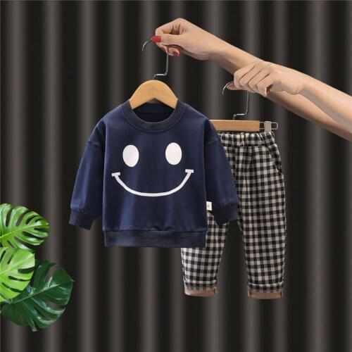 2021 New Spring Autumn Girl Clothing Casual Baby Clothes Children Suit Infant Cartoon T-Shirt Sweatshirts Sports Pants Kids Sets