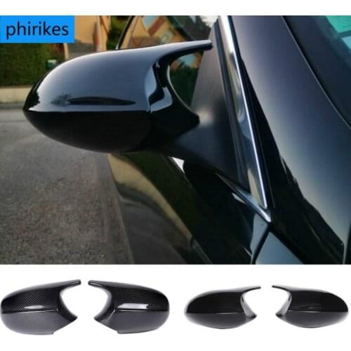 2xMirror For BMW E90 E91 2005-2007 E92 E93 2006-2009 M3 Style E80 E81 E87 Cover E90 Car Side Door Rearview Side Mirror Cover Cap