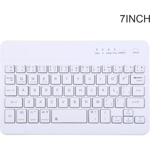 7/9/10 Inches Wireless Bluetooth Lightweight Rechargeable Keyboard Cellphone Tablet Laptop Universal Keyboard Portable Home J0PB