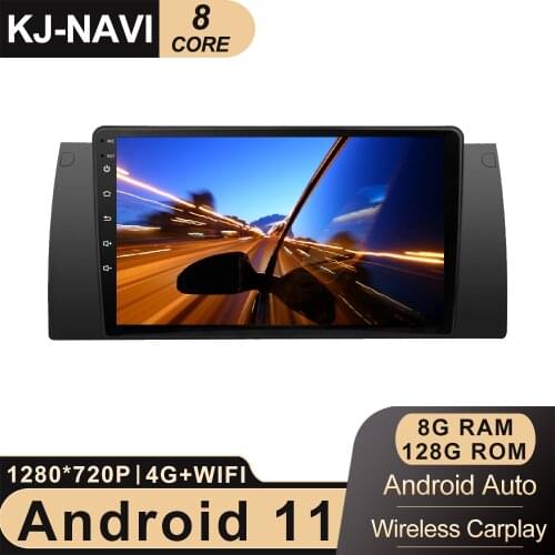 9 inch Android 11 CAR Radio Stereo Multimedia GPS Navigation for BMW E38 E39