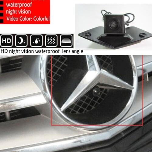 Car Accessories CCD car Logo mark front view side Camera for Benz Mercedes Vito Viano A B C E G GL SLK GLK SL R GLA CL CLA AMG