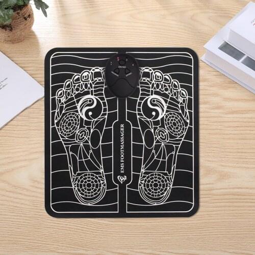 Household Electric Foot Massager Mat Ease Pain Foot Relaxation EMS Cushion Device Deep Kneading Foot Relaxer