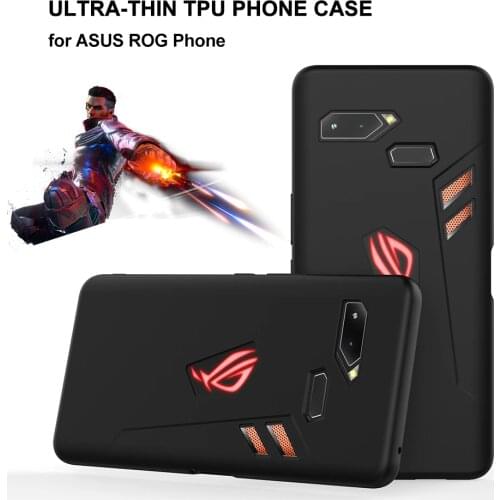 For Asus ROG Phone Case Soft Flannel Lining liquid silicone Silicon Protective Lite asusrog Phone Thin Cover Slim casings