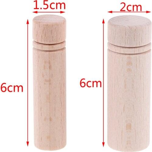 1Pc Wooden Portable Needle Storage Case Wooded Container DIY Sewing Embroidery Pins Organizer