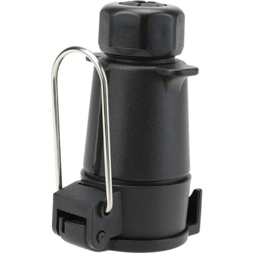 Black 7 Pin (12n) Wire Connector 12V Electric Trailer Plug Socket Towbar Lighting Board Towing Adapter Trailer Extension Cables