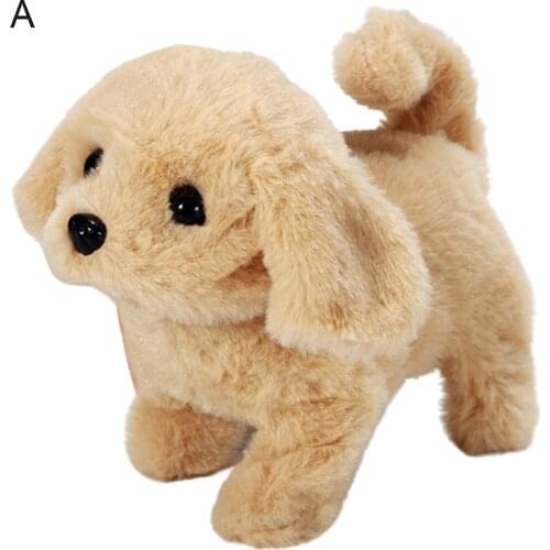 Kids Plush Walking Barking Retriever Puppy Realistic Comfortable Practical Attractive Stylish Electronic Interactive Pet Toy