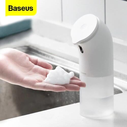 Baseus Automatic Liquid Soap Dispensers Touchless Sensor for Kitchen Bathroom Auto Infrared Induction Foaming Washing Machine