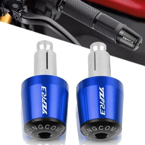 For Yamaha R3 YZF-R3 YZFR3 2015-2019 2020 2016 2017 18 Motorcycle accessories 7/8" 22MM Handlebar Hand Grips Handle Bar End Cap