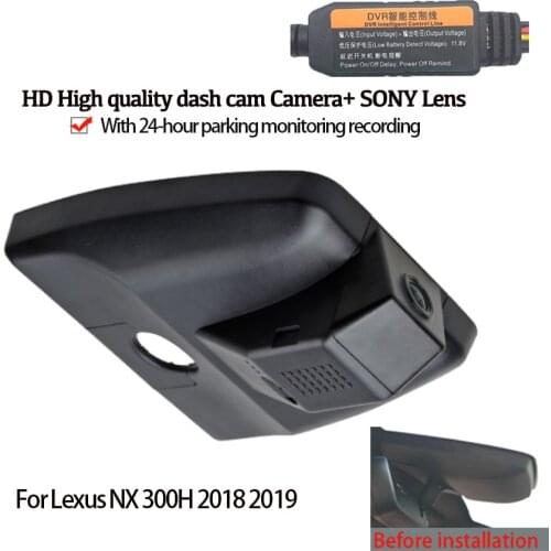 HD High quality Car Wifi Recorder Dash Cam Camera For Lexus NX 300H 2018 2019 Novatek 96658 High quality Night Vision