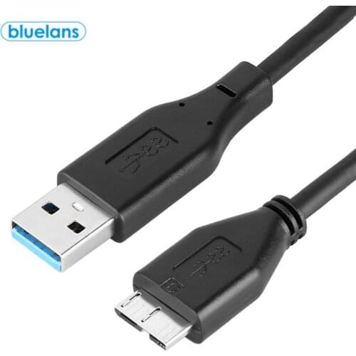 0.4m USB 3.0 A to Micro B Male Adapter Converter Cable Data External for SSD HDD Mobile Hard Disk Converter Adapter Cord