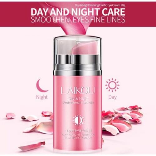 Rose Remove Wrinkles Eye Cream Day And Night Elastic Eye Cream Essence Anti-puffiness Finelines Firming Skin Care TSLM1