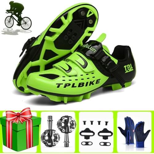 Sapatilha Ciclismo MTB Cycling Shoes Men Sneakers Women Cleats Outdoor Professional Athletic Sport Bike Athletic Footwear