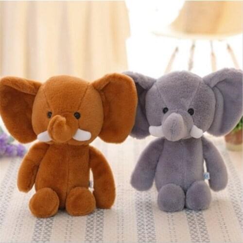 20cm Mini Soft Elephant Plush Stuffed Animals Toys Cute Cartoon Doll Soothing Toys Gift for Children Baby Boys Girls