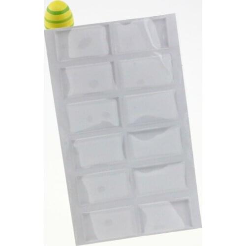 1000Pcs 36.1*21.1MM Rectangle Clear Epoxy Dome Square Resin Sticker 1.6MM Thickness Jewelry Necklace Bead Cap Custom Size Accept