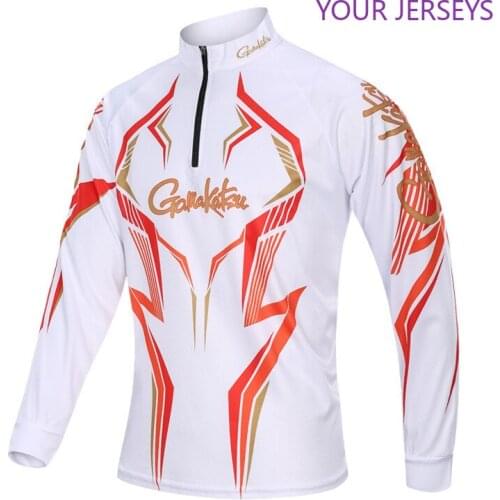 Gamakatsu Fishing Clothing Gamakatsu Long Sleeve Breathable Fishing Shirts Anti UV Quick-Drying Cycling Hiking Clothes Camisas