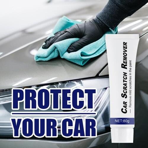 80g Polishing Paste Wax Car Scratch Repair Agent Hydrophobic Paint Care Painting Waterproof Scratches Remover Glass Cleaning