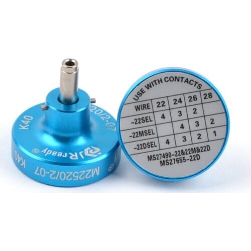 JRready K40 Positioner M22520/2-07 MIL-Standard Work With AFM8 M22520/2-01 MIL-DTL-38999 SERIES 1 M39029/56-350 Contact