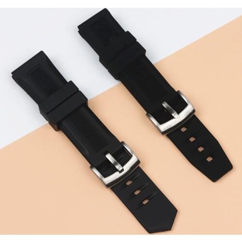 Top quality black nature watchband 20mm 22mm silicone rubber watch band belt For TAG strap CARRER for Heuer buckle DRIVE TIMER