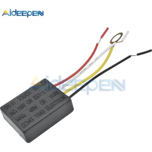 AC 220V Lamp Touch Switch Electrical Equipment Table Light Parts On/off 1 Way Touch Control Sensor Bulb Lamp Switch