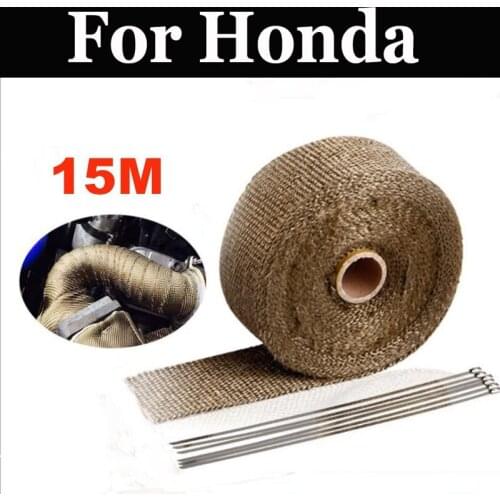 Car Train Motorcycle Exhaust Heat Thermo Wrap Shield Protective For Honda Xl250 250r 250s 350r 400v 500r 600r 600rm 650l 650v