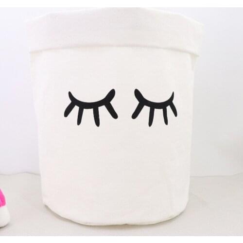 Fabric Laundry Basket Bag Dirty Pouch Folding Laundry Rabbit Style Storage Basket Bracelet Laundry Bag Bathroom Storage Bag