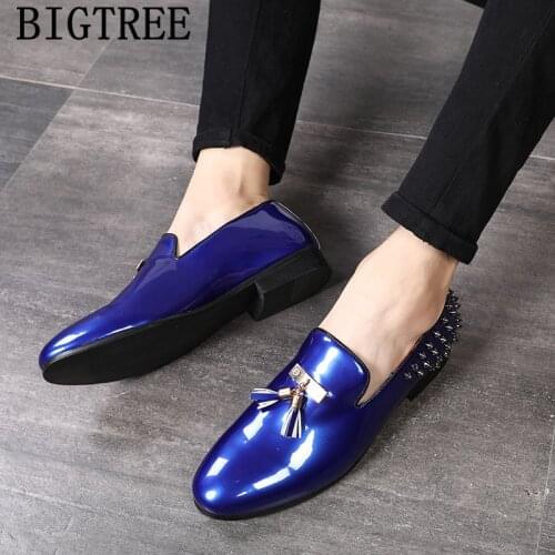 Party Shoes Men Wedding Tassel Loafers Luxury Brand Dress Shoes Men Elegant Italian Coiffeur Loafers Men Formal Shoes Ayakkabi