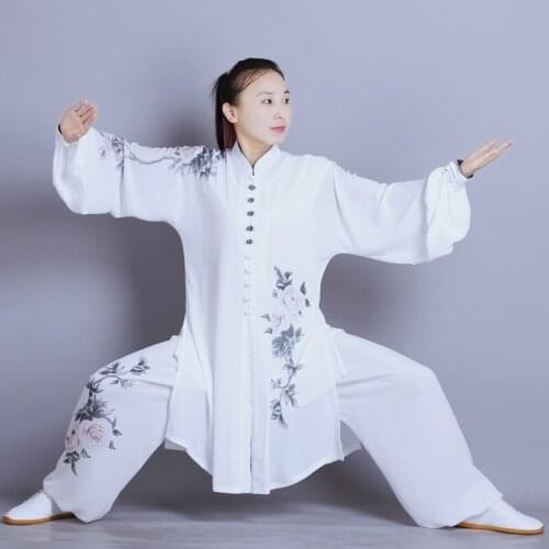 New Tai Chi Uniform Clothing Taichi Clothes Women Men Wushu Clothing Kung Fu Uniform Suit Martial Arts Uniform Exercise TA2323