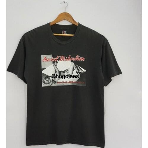 Vintage Social Distortion Punk Band nice design t shirt