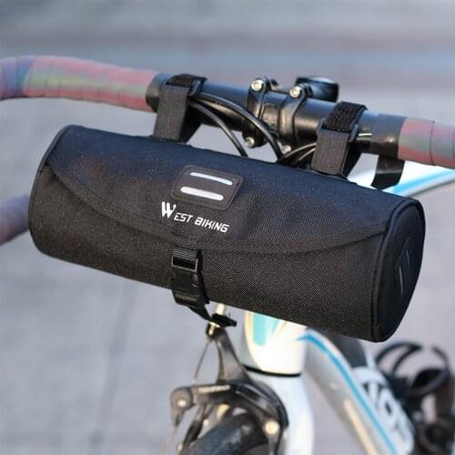 Waterproof Front Handlebar Bicycle Bag Reflective Mountain Bike Front Frame Storage Saddle Pouch