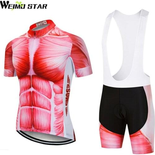 Weimostar Cycling Jersey Set 2018 Pro Team Men Cycling Clothing ropa ciclismo triathlon MTB Bike Uniforme Summer Bicycle Wear