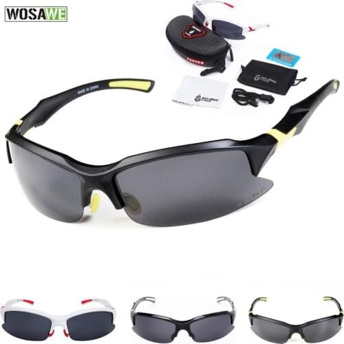 WOSAWE Professional Polarized Moto Cycling Sunglasses Driving Fishing Glasses Outdoor Sports Racing Goggle Sun Glasses Eyewear