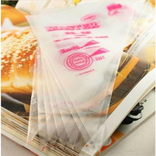 100 PCS Christmas Disposable Pastry Bag Cake Piping Bag Chocolate Cream Decorating Pastry Tip Tool Kitchen Accessories