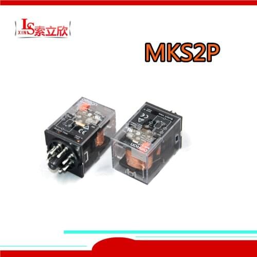 2PCS/LOT 100%New Relay MKS2P 220V 110V DC6V DC220V DC24V DC110V 24V AC110V AC220V 10A 8PIN alternative MK2P-I