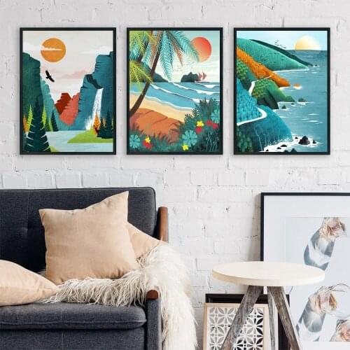 5D DIY Diamond Painting Hawaii Rocky Mountain National Park Diamond Embroidery Diamond Mosaic Full Layout Home Decor Gift