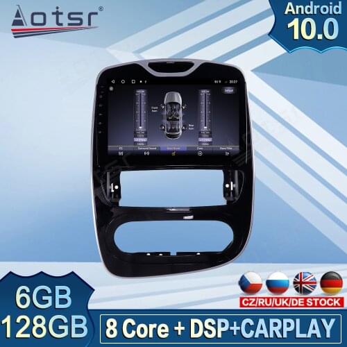 For Renault Clio 2016 - 2018 Touch Screen Android Radio Recorder HD Car Multimedia GPS Navigation 128GB Carplay DVD Video Player