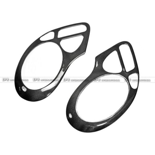 Car Styling For Porsche 911 996 Carbon Fiber Headlight Eyebrows Eyelid
