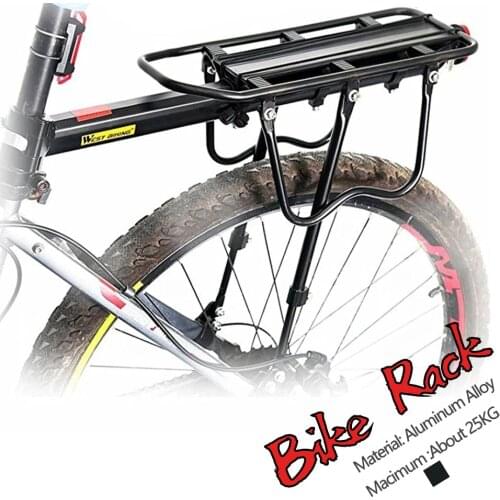 Bike Rack Aluminum Alloy 50KG Luggage Rear Carrier Trunk for Bicycles MTB Bike Rear Shelf Cycling Bicycle Racks