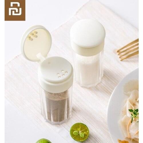 Youpin Spice jar With holes Salt MSG seasoning box Kitchen jar Home transparency Spreading bottle Kitchen bottling