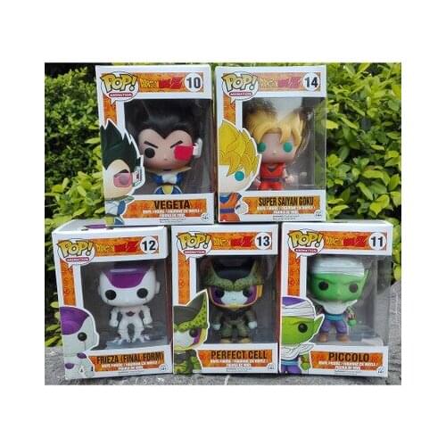 Dragon Ball Funko POP Monkey King Vegeta Saru Frieza Q Version Action Figure Toys Decoration Model Childrens Gifts Collectibles