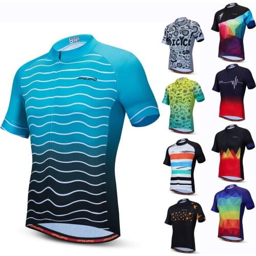 JPOJPO Cycling Jersey Men 2021 MTB mountain Bike Jersey Men Summer Short Sleeve Cycling Shirts Top bicycle Pro Cycle Clothing