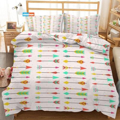 3 Pcs Luxury Duvet Cover Set Fashion Bohemian Bedding Sets Comforter Duvet Cover Pillowcase Home Textiles
