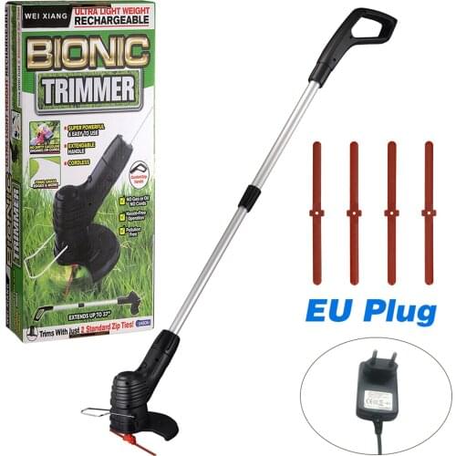 4-Piece Plastic Blade Set Replacement Blade for Cordless Grass Trimmer Strimmer